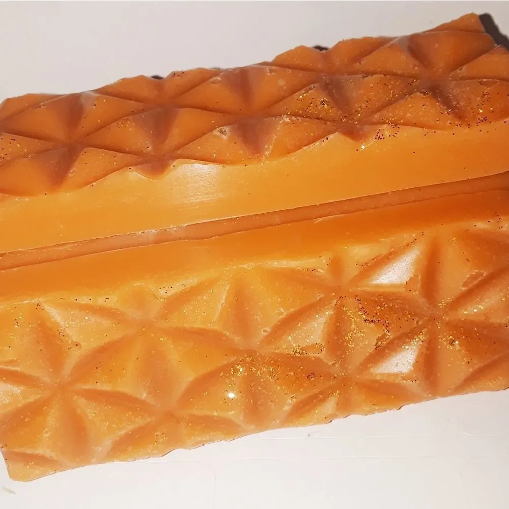 HAND Crafted Pumpkin Spiked waxmelt glitter bar 1pc buy1 get 2 free mix n match